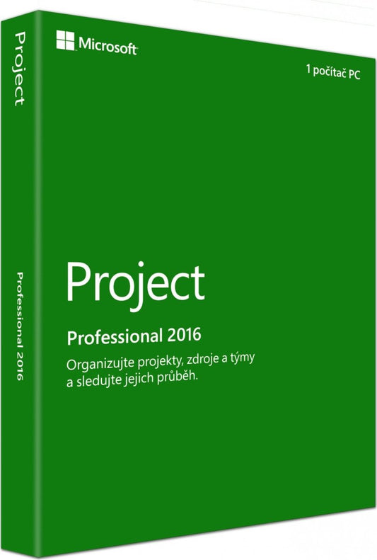 Microsoft Project Professional 2016 - Microsoft - LicenceX.cz